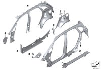 41007408611-Side sash inner lh