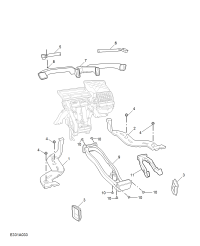 10673623-Duct, center console