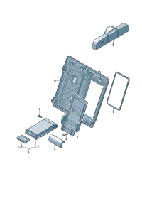8V0885081-Armrest (textile)
