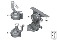 61337300976-Horn assy-electric