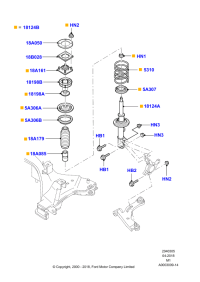 EC013438XA-Spacer-damper, bearing