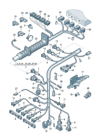 8D1971074E-Harness, engine room