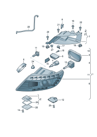 4L0941029AC-Headlamp, Bulb-gas discharge  (For traffic only)