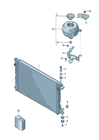 4K0121405N-EXPANSION TANK- AUDI-Q7/TOUREG