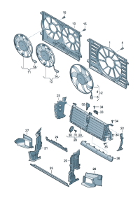 4M0121283DK-PORSCHE CAYENNEAIR DUCT CENTRE