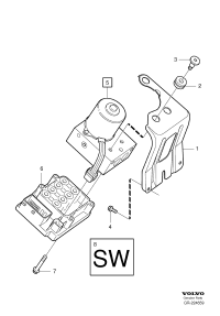 8649309-BRACKET-ENGINE SUPP*