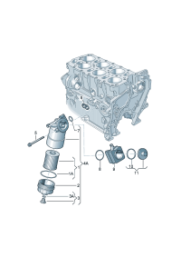 038117021B-OIL COOLER-ENG.OIL-VW/SKODA