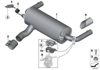 18307610632-Appearance of exhaust tail cover in aluminium