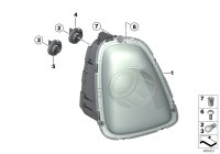 63217255915-REAR LEFT LAMP ON THE WING