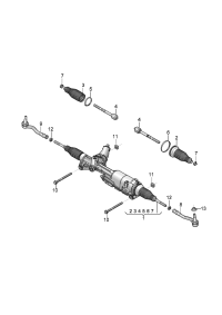 4N2423053K-Strut assy Tie rod end strut F 4V-J-021 919 F ZV-J-021 919 D  -25.02.2