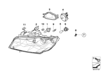 63117159556-Escutcheon lid high beam rh