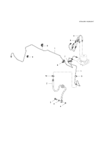 42603873-Hose (incl. 3,4), fr brake