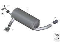 18307627142-Muffler assy-rr