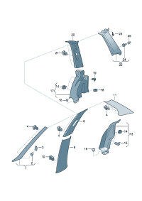 1JD867233-Trim-a pillar