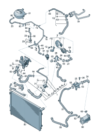 5Q0122101DQ-Water hose Couplpiece  D-20.10.2014