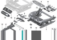 52107299677-Seat frame power lh