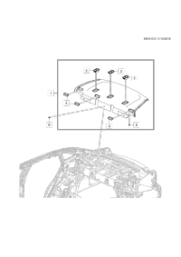 26696221-Garnish assy-rr dr (incl 2-5)