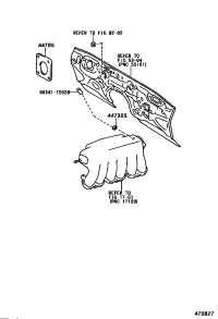 4478530040-GASKET, BRAKE BOOSTER