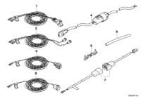 61129191748-Repair wire fr seat passenger air bag/control unit