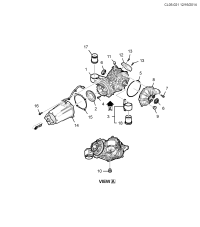 42540531-Housing assy, rr dr (incl 2-10,17)