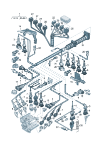 8D1971072JL-Harness, engine room