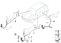 61129379827-Wiring harness-dr driver