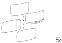 51163418485-Mirror glass heated wdo lh