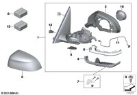 51165A3AF02-Mirror-outside heated rh
