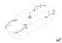 61126933427-Repair wire set frt lh
