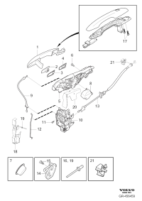 39842681-HDL ASSY-ROOF ASSIST FR,LH
