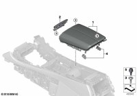 51165A12D70-Console assy-armrest center