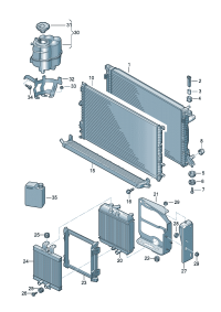 4M0145804BH-INTERCOOLER -W204/W212