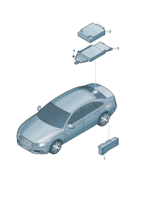 4G5959107A-Control unit, for rear hatch cover D  -18.02.2013