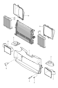 95557532550-PORSCHE CAYENNEAIR DUCT CENTRE