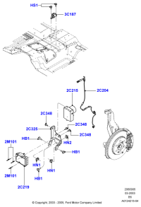 4L1Z2B373BA-Control (4WD, no skid traction system OR equipped with skid traction system)