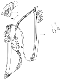 3Y5839461B-Window regulator without m