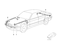 61116908164-Repair wire set frt lh