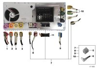 61116991508-Repair module audio in/USB