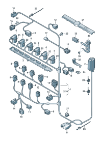 03C971627H-Harness-motor