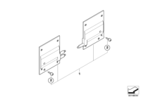61128036512-Telephone assy., bumper