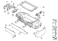 51168223315-Armrest assy-rail ctr