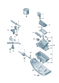8K1713105Q-Bracket-shift lever  Excludes: D-18.03.2013 -11.01.2016
