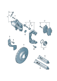 8E0615123-Housing assy-caliper