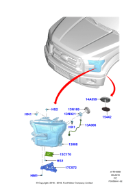 W719173S300-RETAINER-SPRING,ANTI SHOE RATTLE