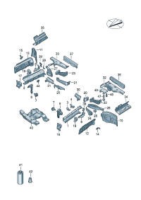 1EA805453-Stiffener Carrier, battery