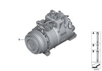 64509154072-COMPRESSOR-AC/BMW X5/6