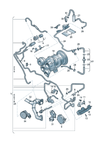 4M0201994BE-Hose, ventilation Porsche panamera:    Note