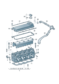 06B103217M-PIPE/TOUAREG/A3-2008