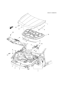 23416805-HINGE COMP L,HOOD