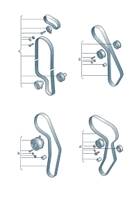 06F198119A-REPAIR KIT-TIMING-GOLF/PAS/A6
